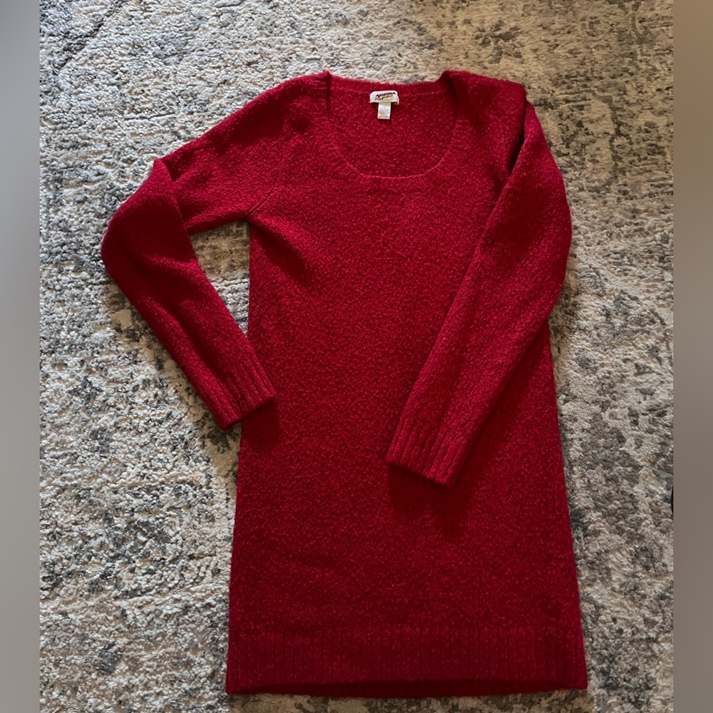 ARIZONA JEANS CO. RED, SW. DRESS. SZ XL